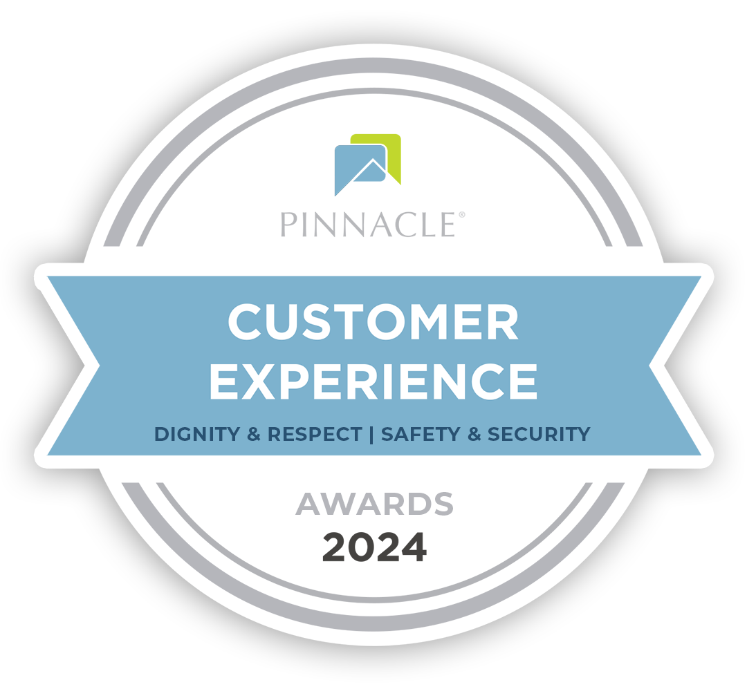Pinnacle Customer Experience Awards 2024 badge