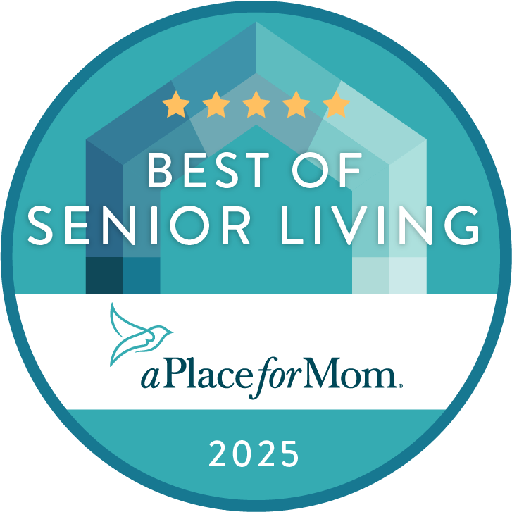 Best of Senior Living 2025 award badge